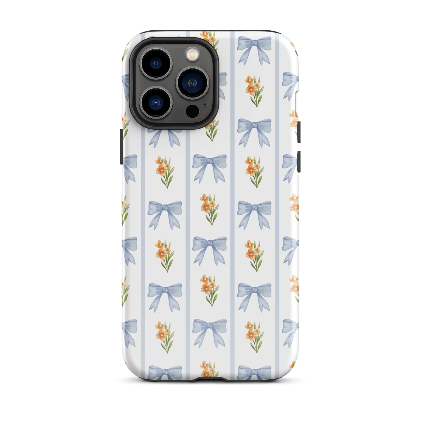 Blue Bows iPhone Case