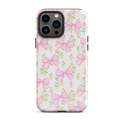 Pink Bows iPhone Case