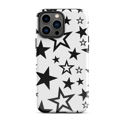 Mono Y2K Stars iPhone Case