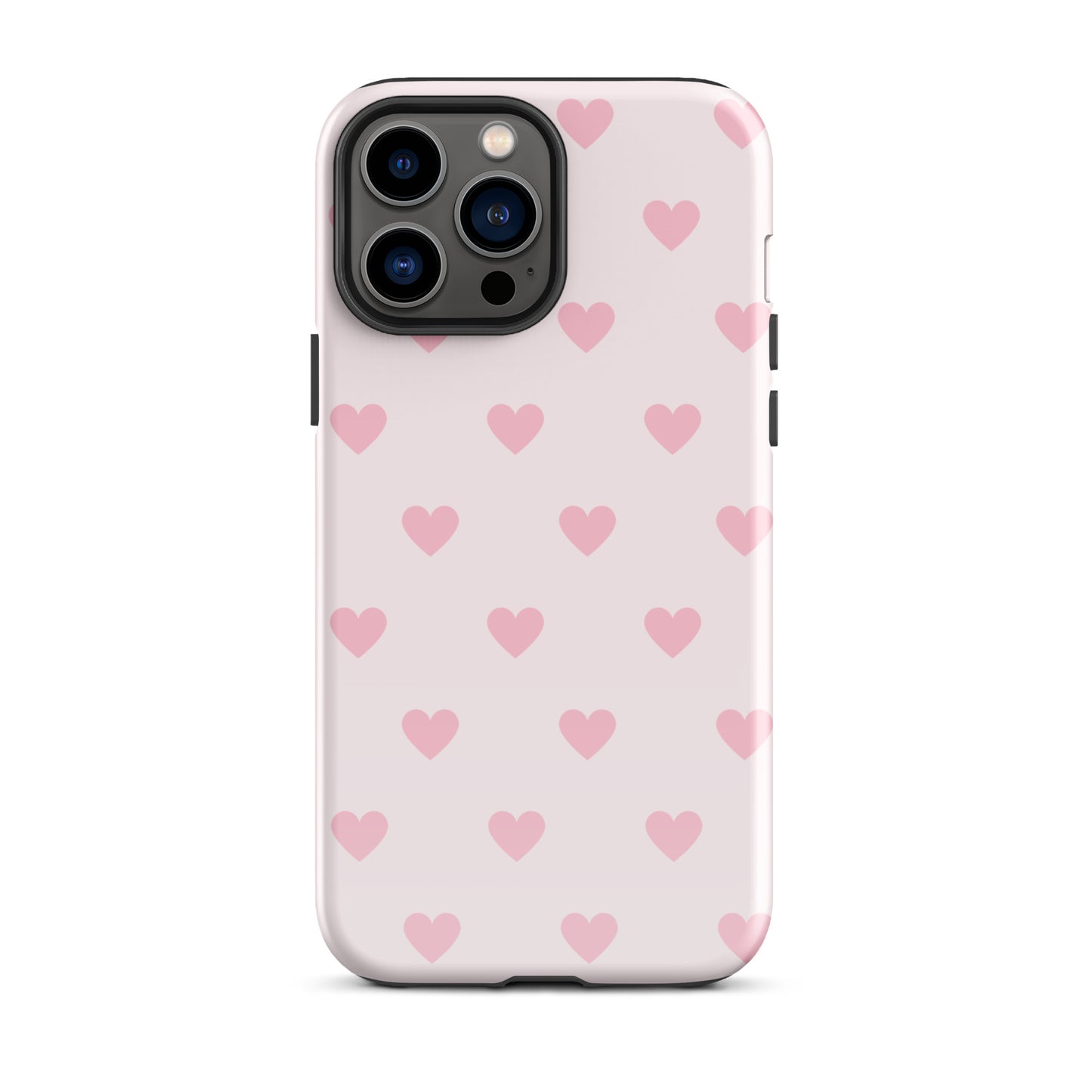 Light Pink Hearts iPhone Case