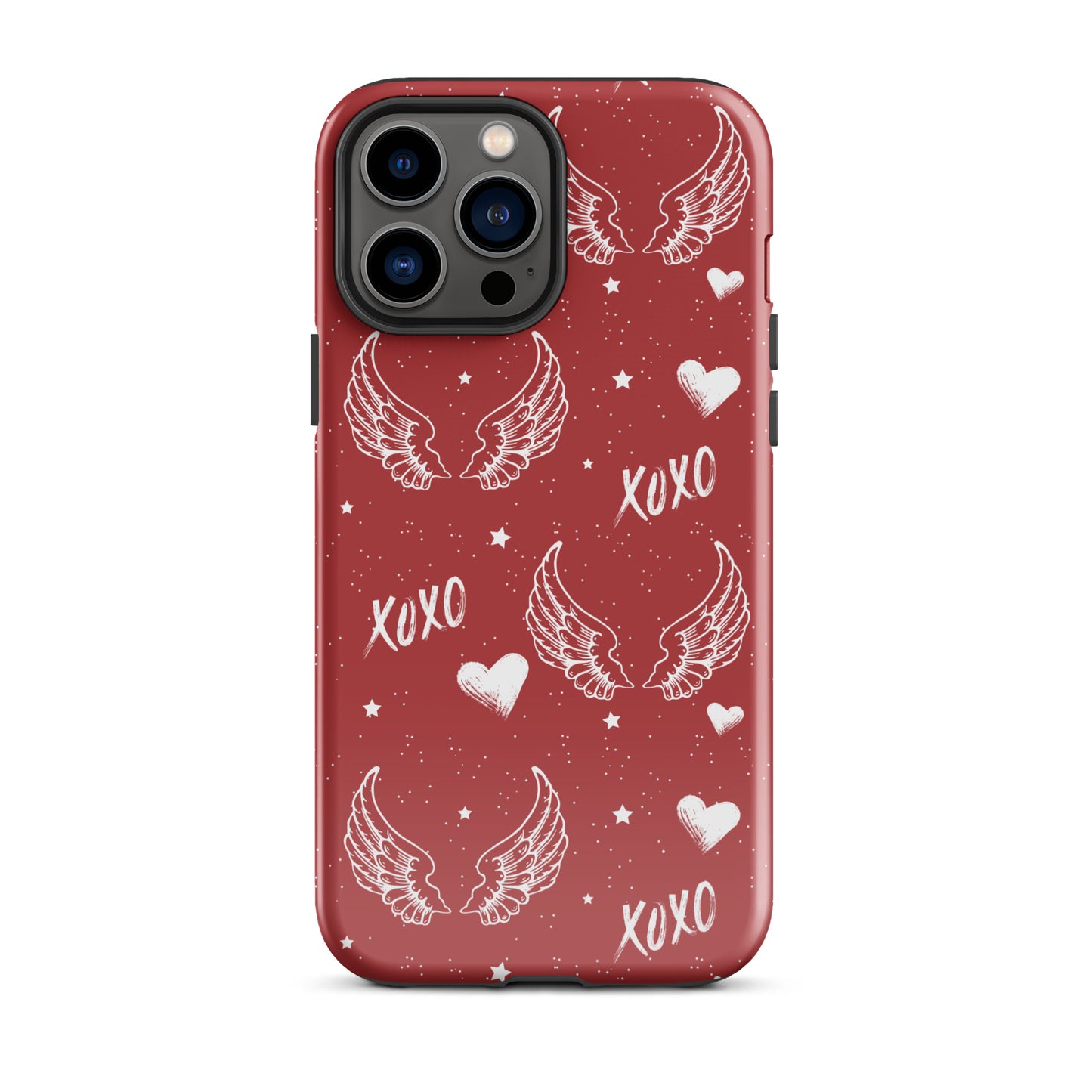 Y2K Red Angel Wings iPhone Case