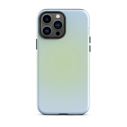 Blue & Green Aura iPhone Case