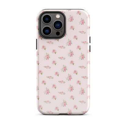 Pink Vintage Roses iPhone Case