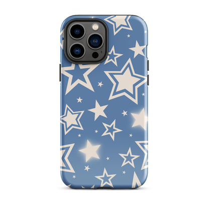 Blue Stardust iPhone Case