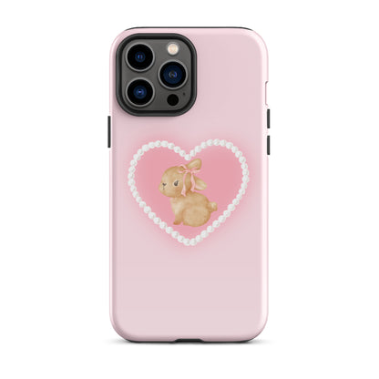 Heart Bunny iPhone Case