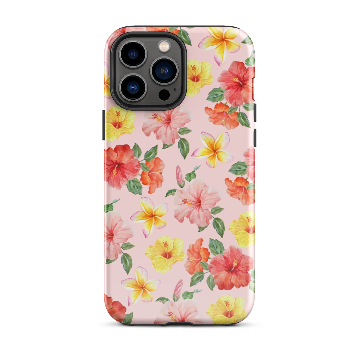 Pink Hibiscus Bloom iPhone Case