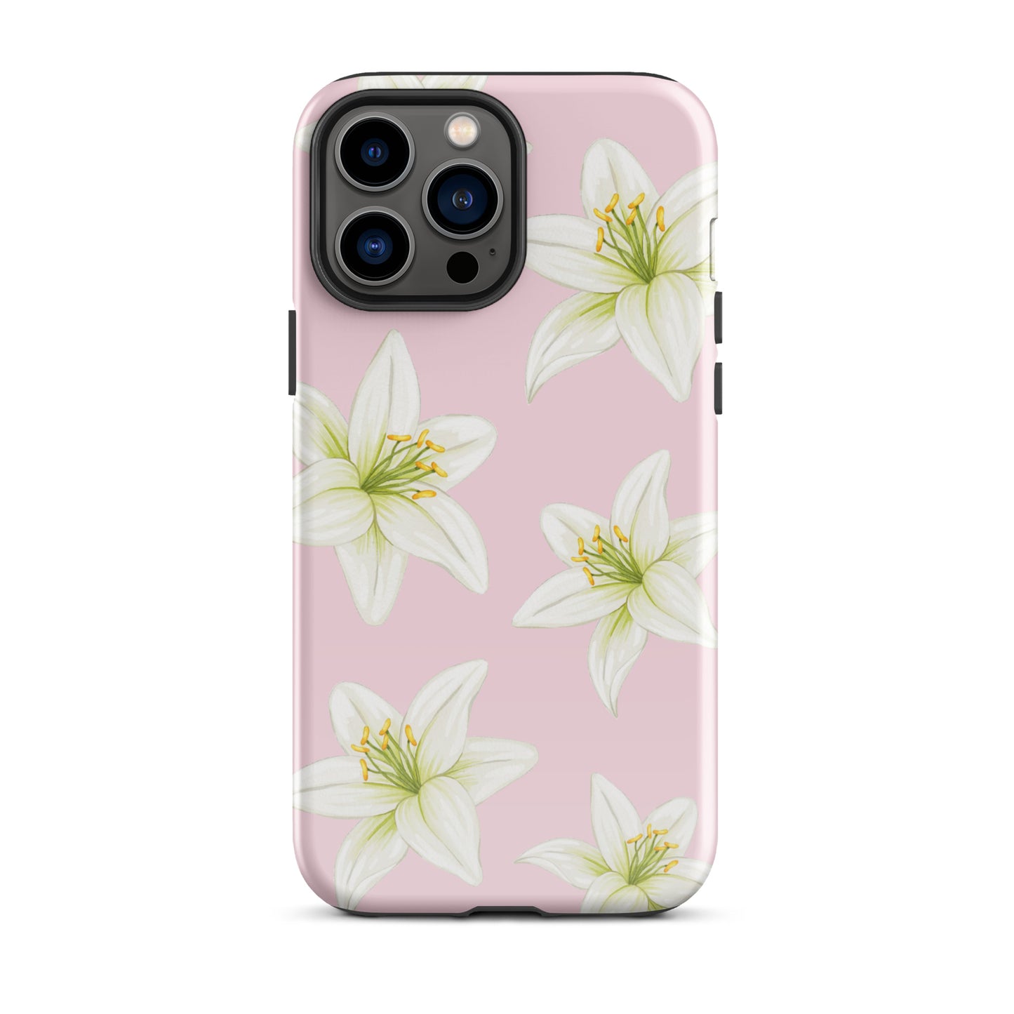 Pink Tiger Lily iPhone Case