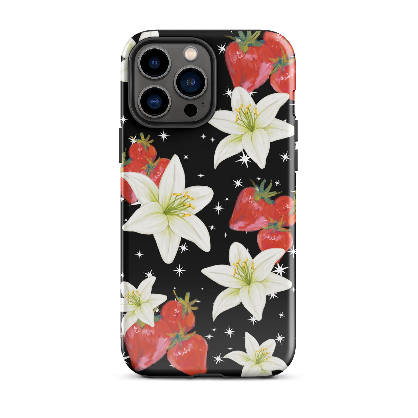 Tiger Lilies & Strawberries iPhone Case