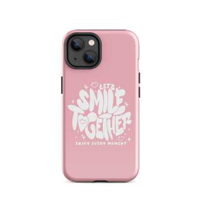 Smile Together iPhone Case iPhone 14 Glossy