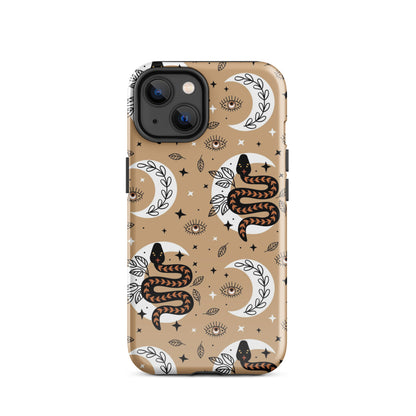 Celestial Serpent iPhone Case iPhone 14 Glossy