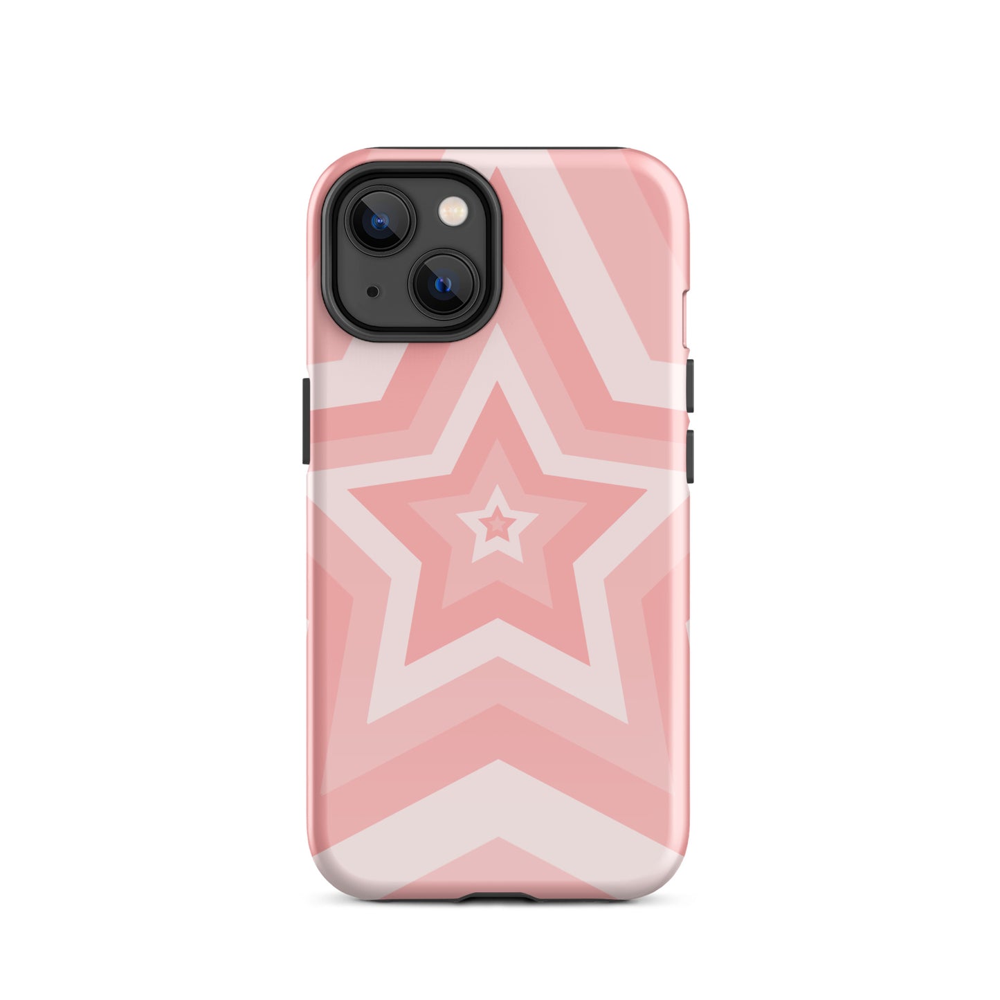 Pink Starburst iPhone Case iPhone 14 Glossy