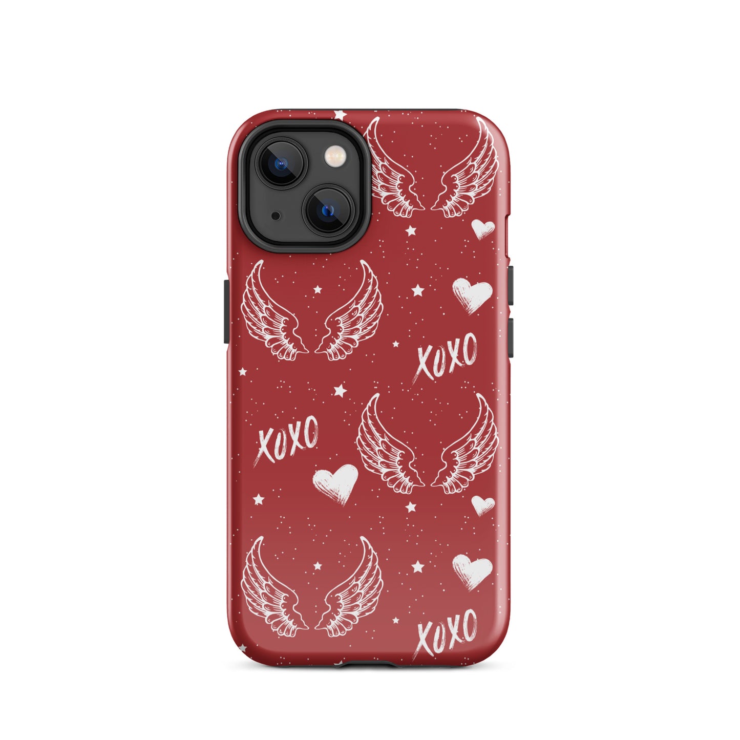 Y2K Red Angel Wings iPhone Case