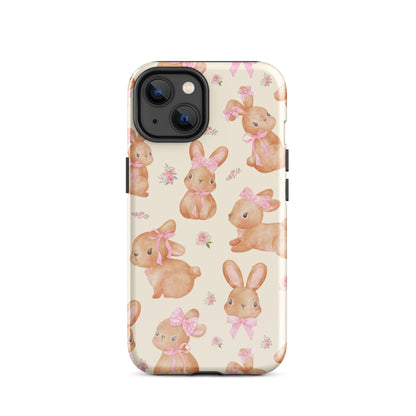 Bow Bunny iPhone Case