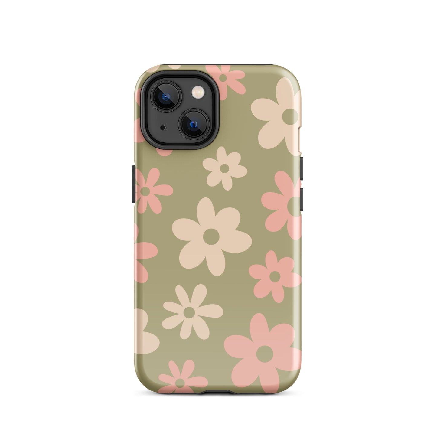 Green Flower Power iPhone Case