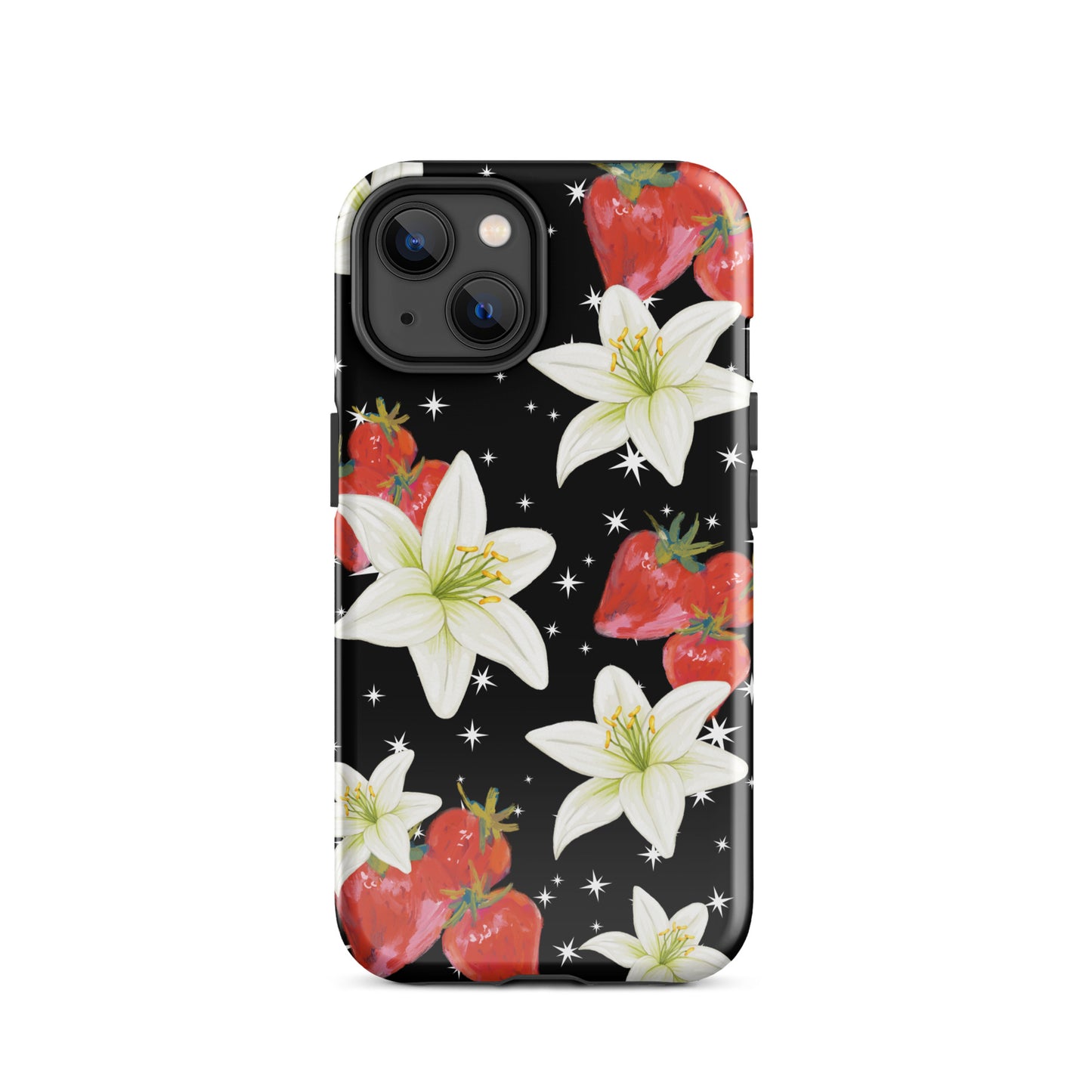 Tiger Lilies & Strawberries iPhone Case