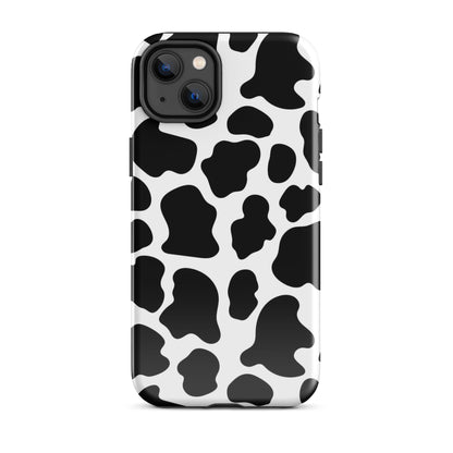 Cow Print iPhone Case iPhone 14 Plus Glossy