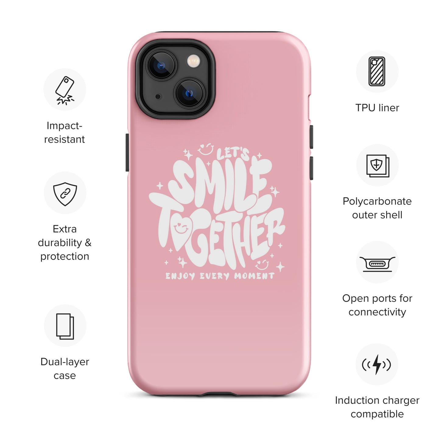 Smile Together iPhone Case