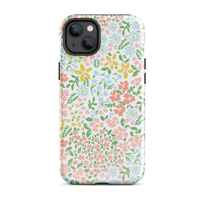 Flower Garden iPhone Case iPhone 14 Plus Glossy