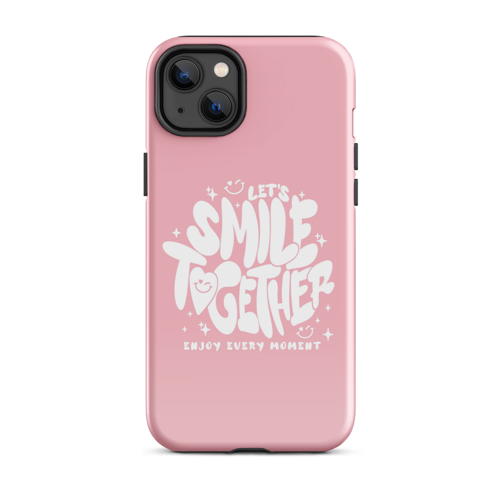 Smile Together iPhone Case iPhone 14 Plus Glossy