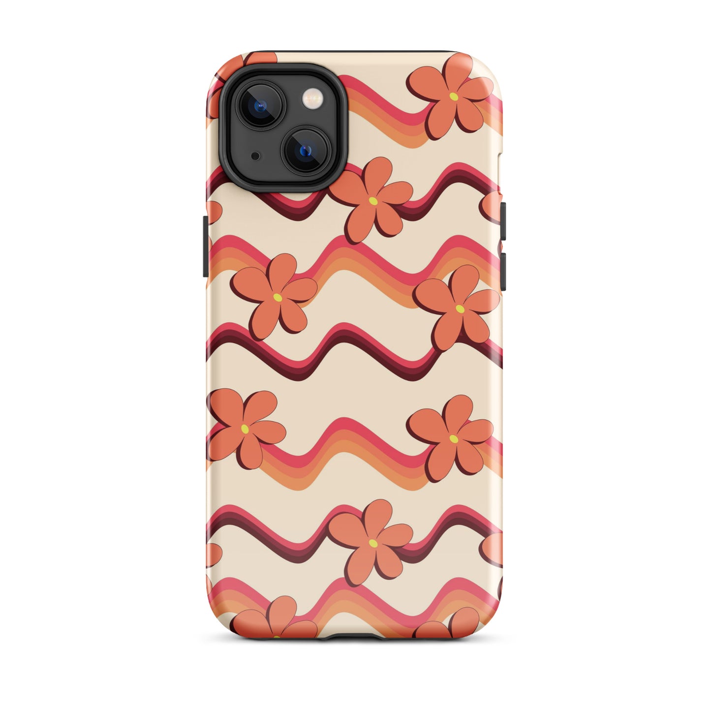 Vintage Flowers iPhone Case iPhone 14 Plus Glossy
