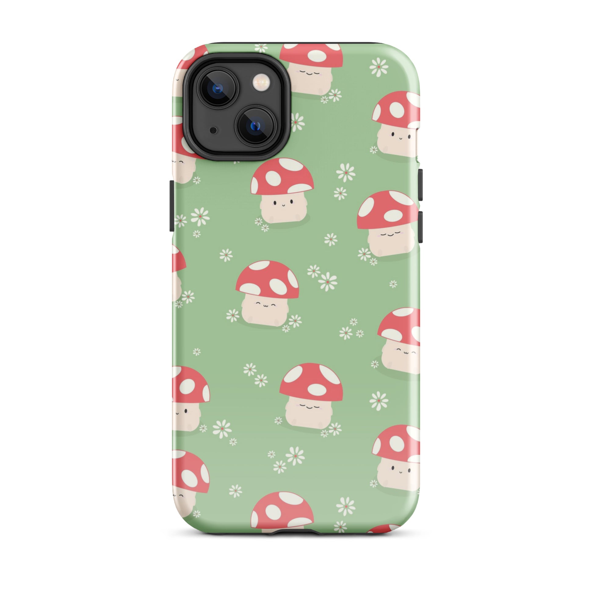 Mushroom Friends iPhone Case iPhone 14 Plus Glossy