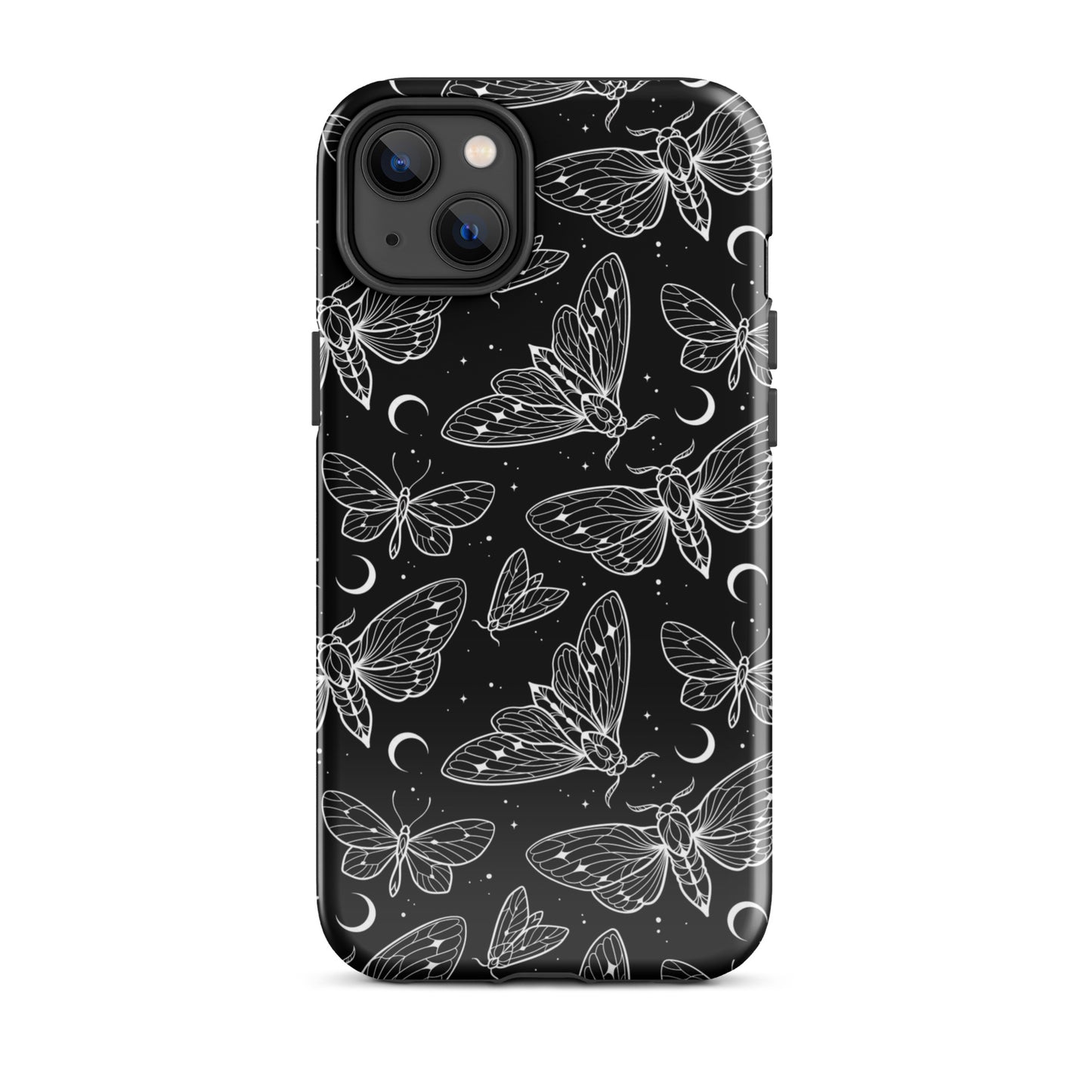 Moon Moth iPhone Case iPhone 14 Plus Glossy