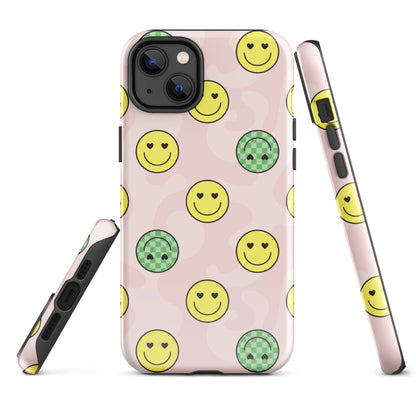 Preppy Smiley Faces iPhone Case