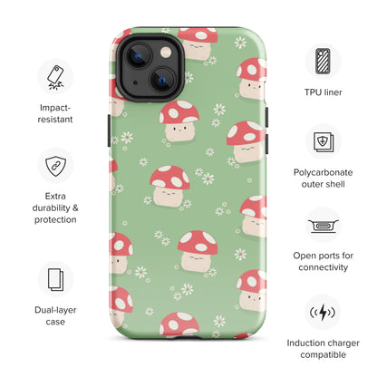 Mushroom Friends iPhone Case