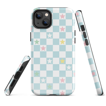 Stars Checkered iPhone Case
