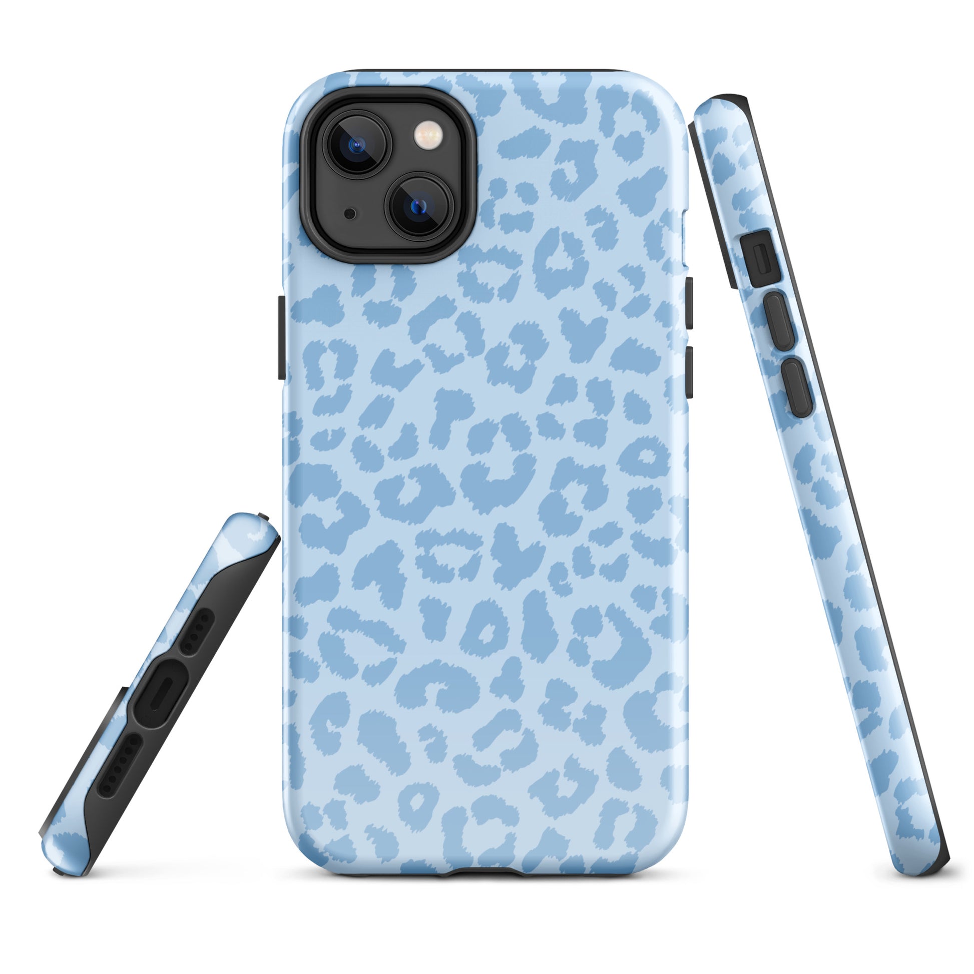 Blue Leopard iPhone Case