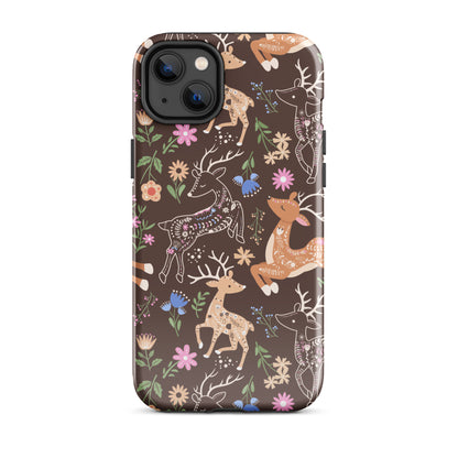Deer Meadow iPhone Case iPhone 14 Plus Glossy