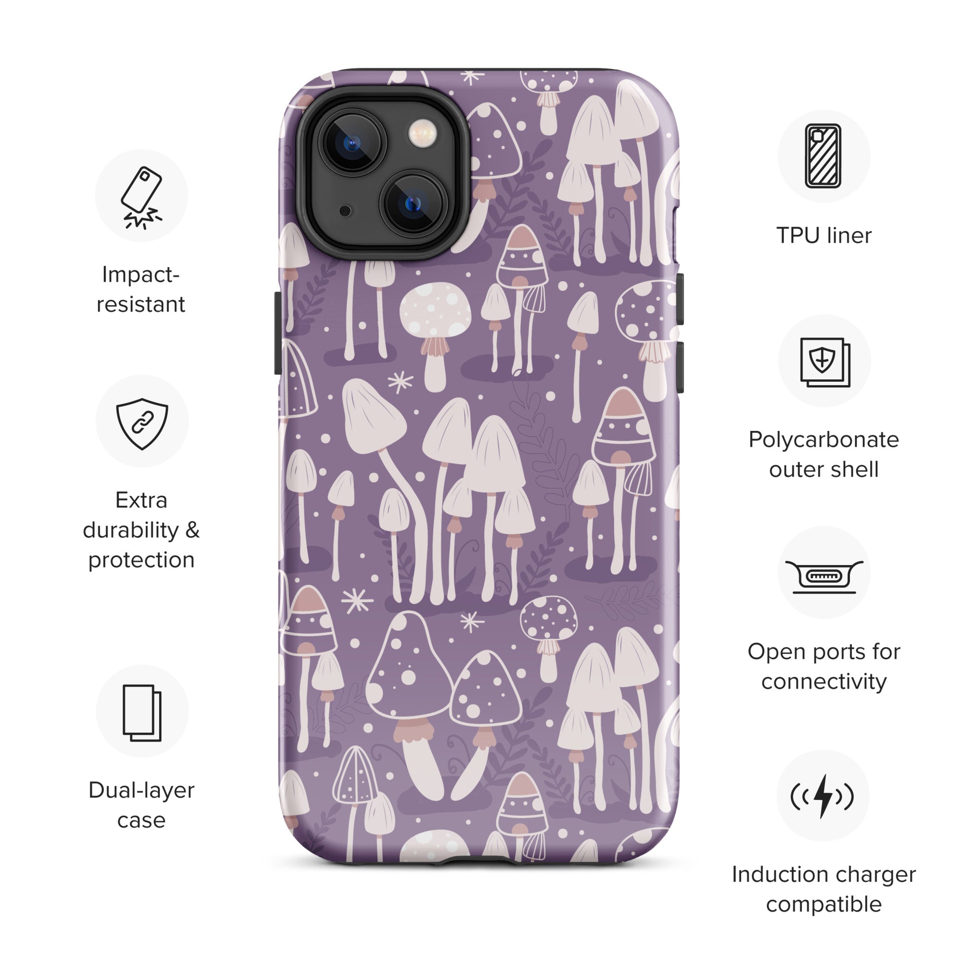 Mushroom Meadow iPhone Case