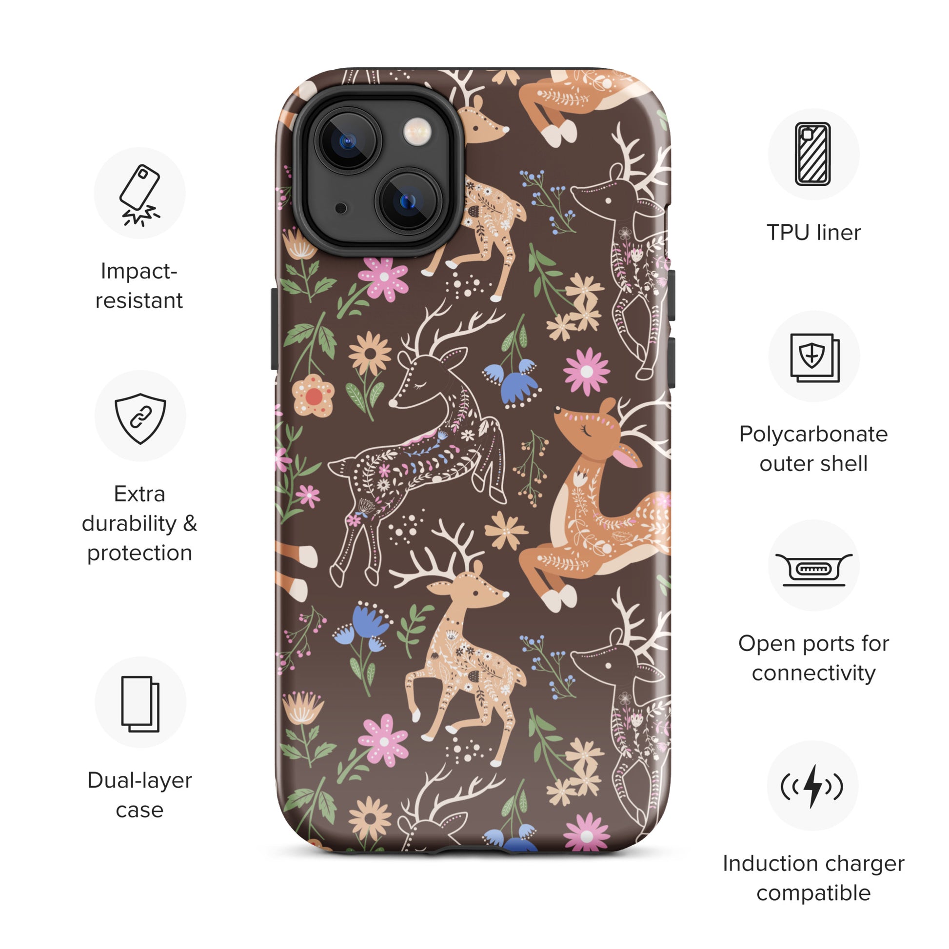 Deer Meadow iPhone Case