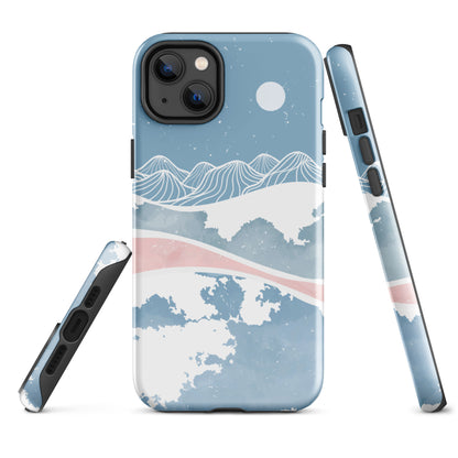 Blue Winter Night iPhone Case