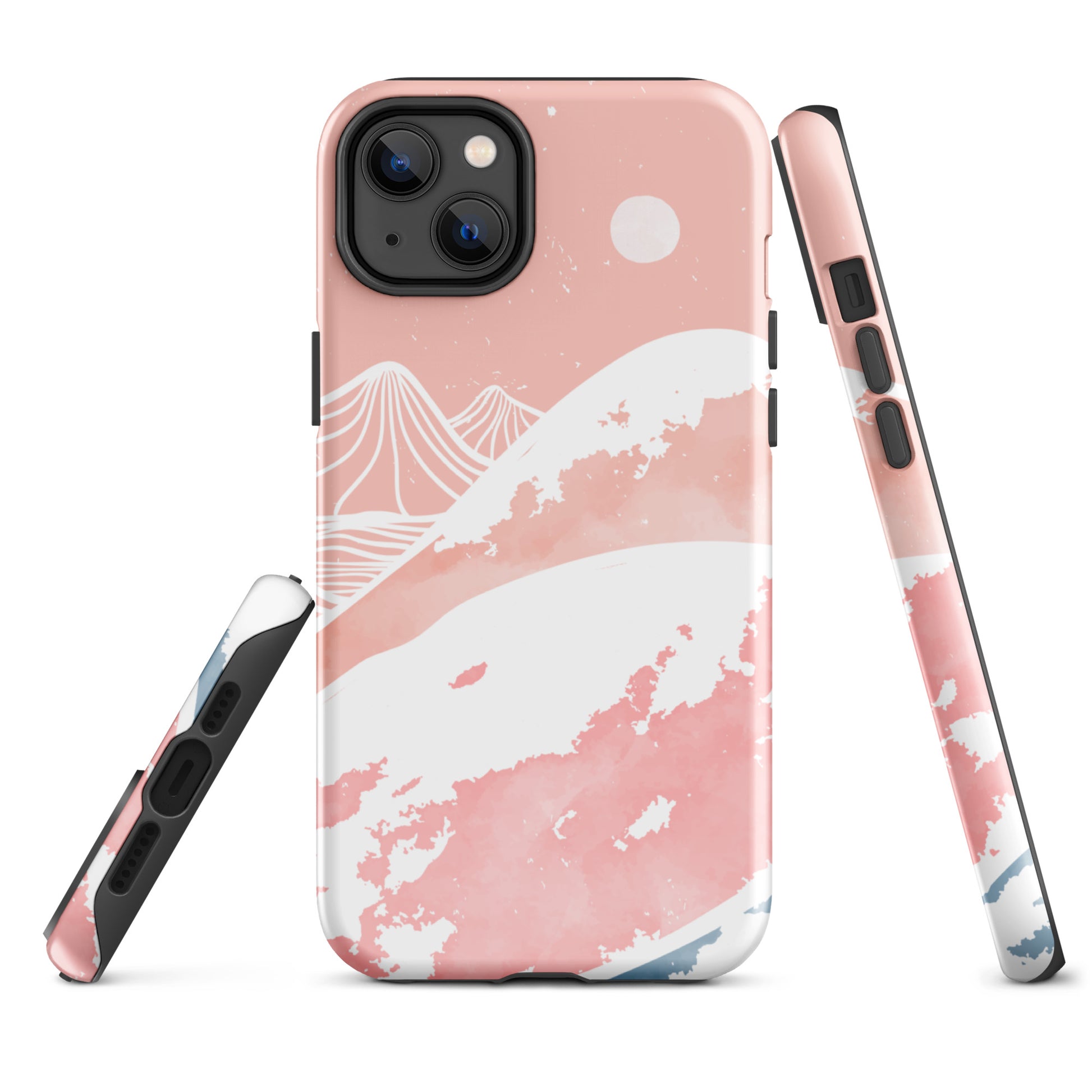 Pink Winter Night iPhone Case