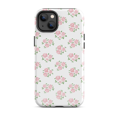 Pink Roses iPhone Case iPhone 14 Plus Glossy