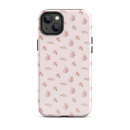 Pink Vintage Roses iPhone Case