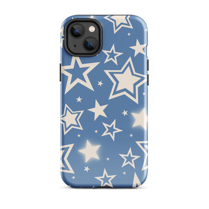 Blue Stardust iPhone Case