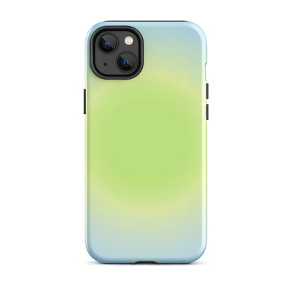 Green & Blue Aura iPhone Case