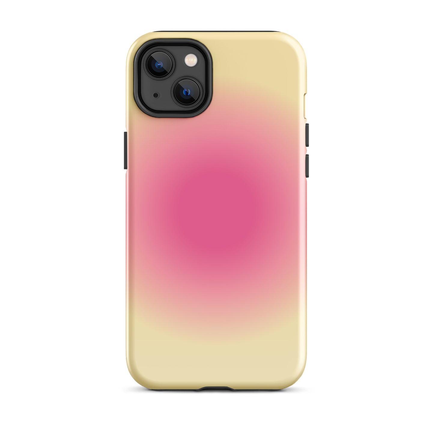 Pink & Yellow Aura iPhone Case