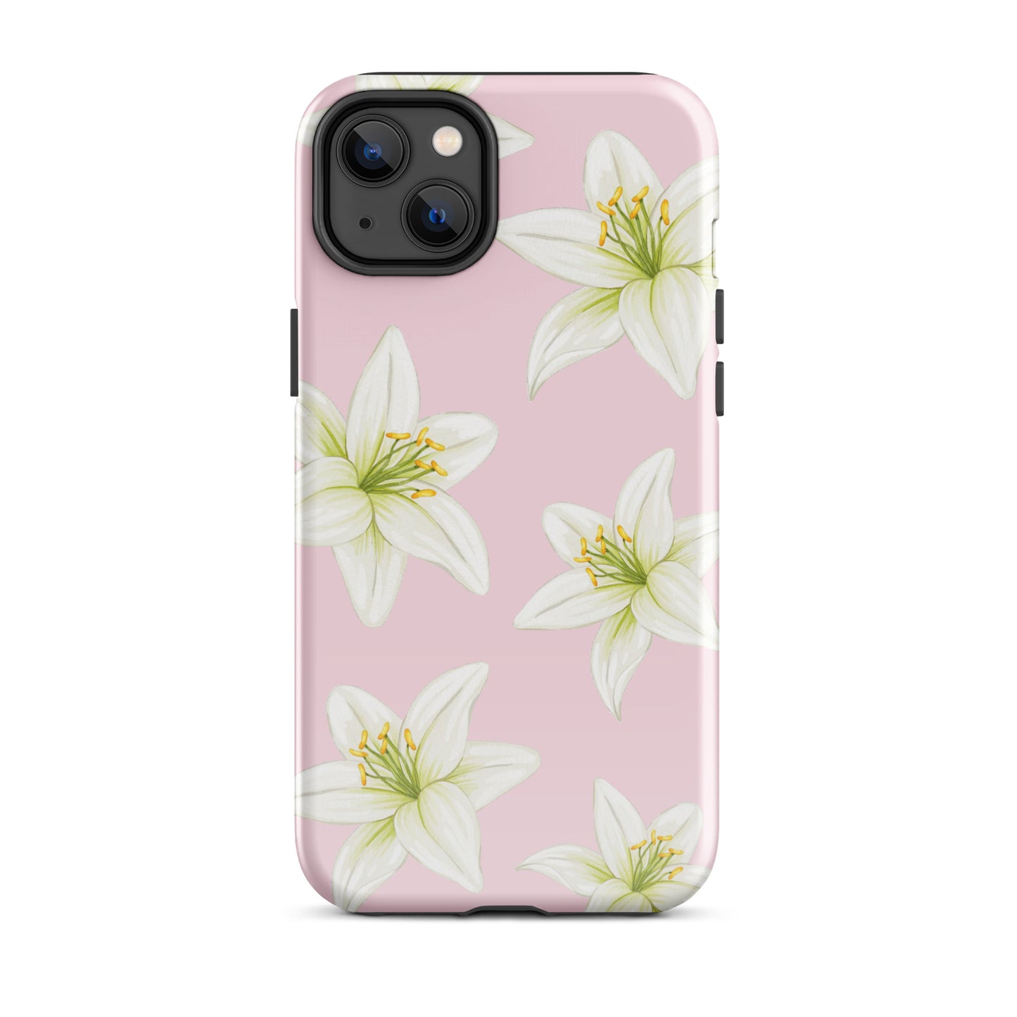 Pink Tiger Lily iPhone Case