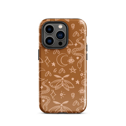 Golden Serpent iPhone Case iPhone 14 Pro Glossy