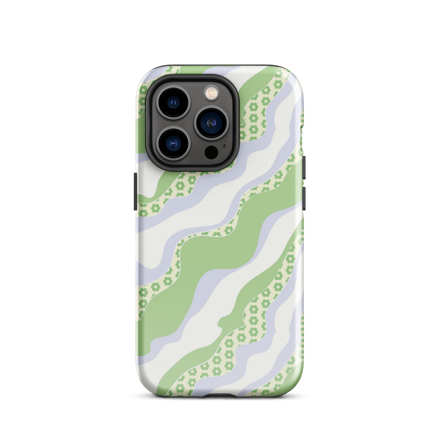 Flower Groove iPhone Case Glossy iPhone 14 Pro