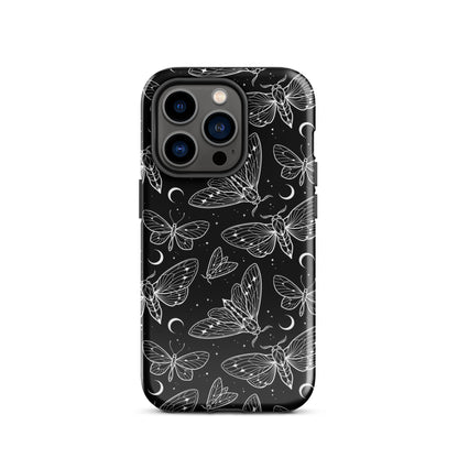 Moon Moth iPhone Case iPhone 14 Pro Glossy
