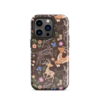 Deer Meadow iPhone Case iPhone 14 Pro Glossy