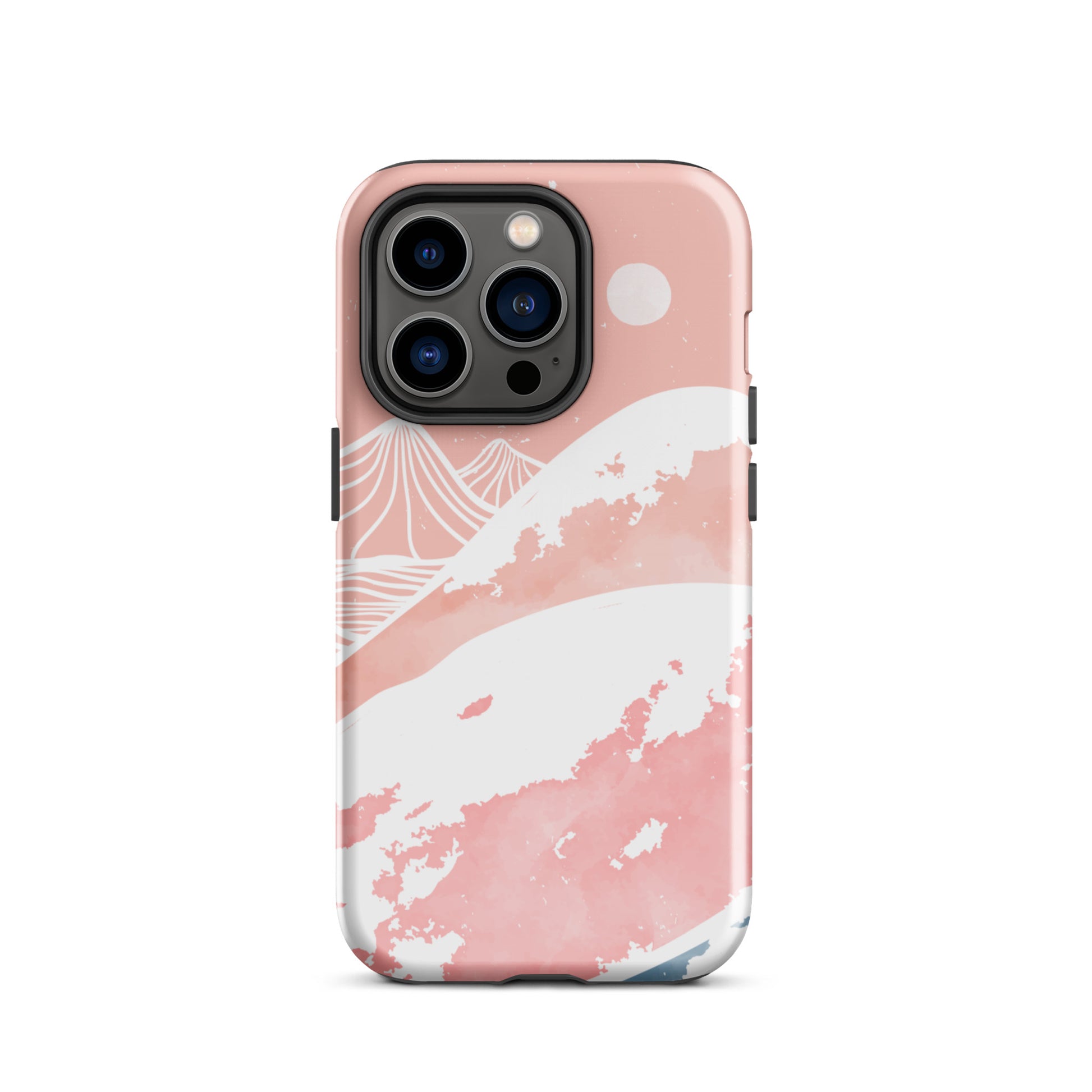 Pink Winter Night iPhone Case iPhone 14 Pro Glossy