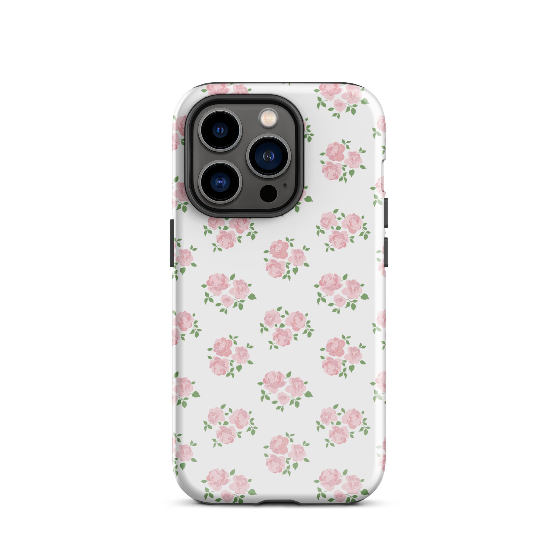 Pink Roses iPhone Case iPhone 14 Pro Glossy