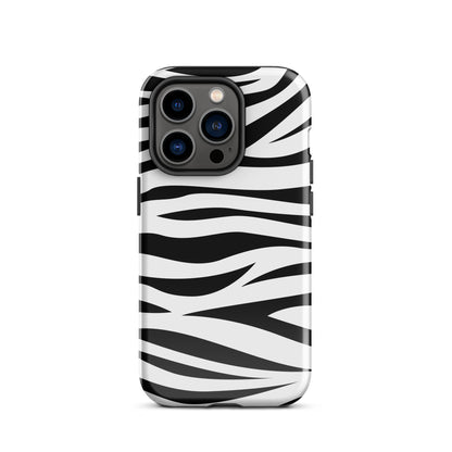 Zebra iPhone Case iPhone 14 Pro Glossy