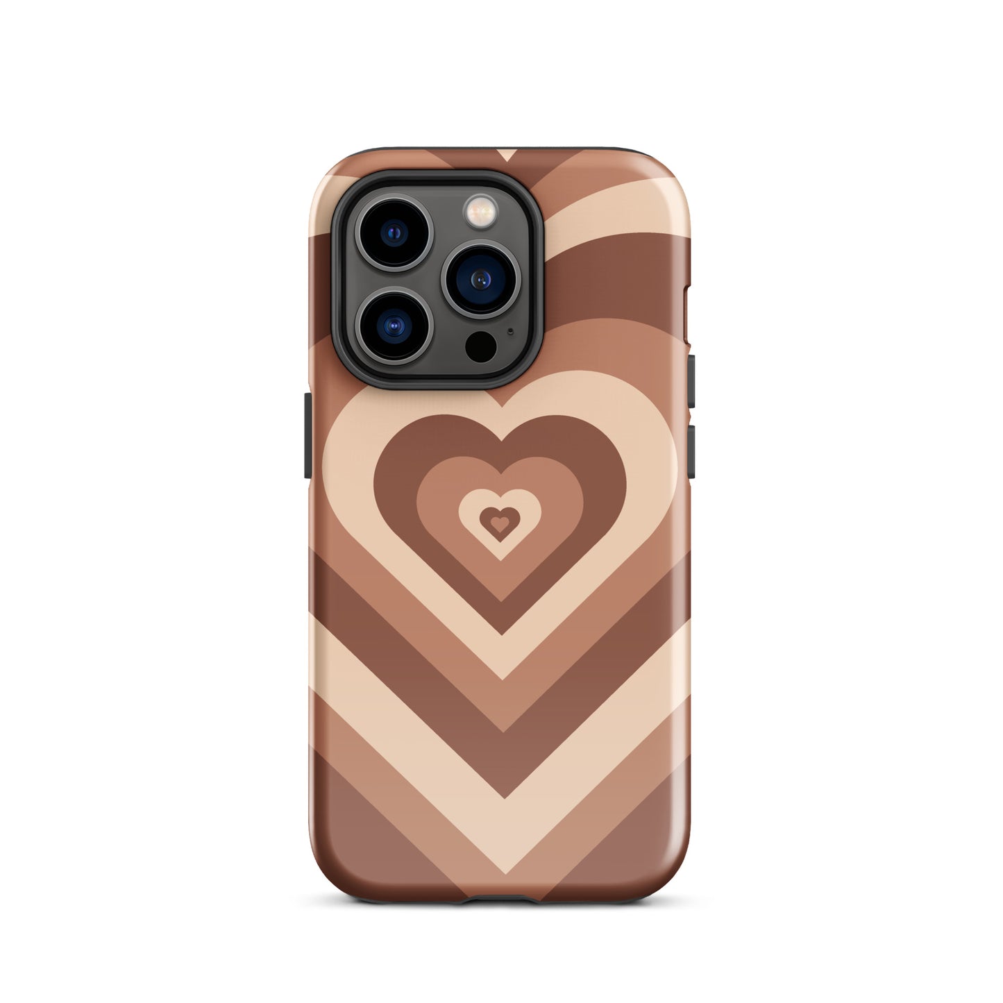 Choco Hearts iPhone Case iPhone 14 Pro Glossy
