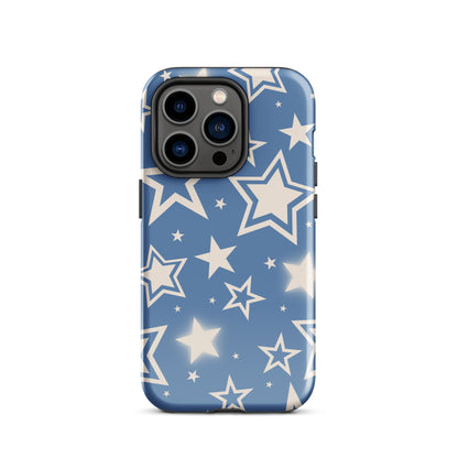 Blue Stardust iPhone Case